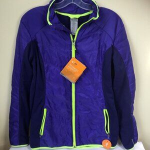 Champion NEW Tag Tech Shell Lightweight Jacket Quilted Nylon Stretch Pockets Zip